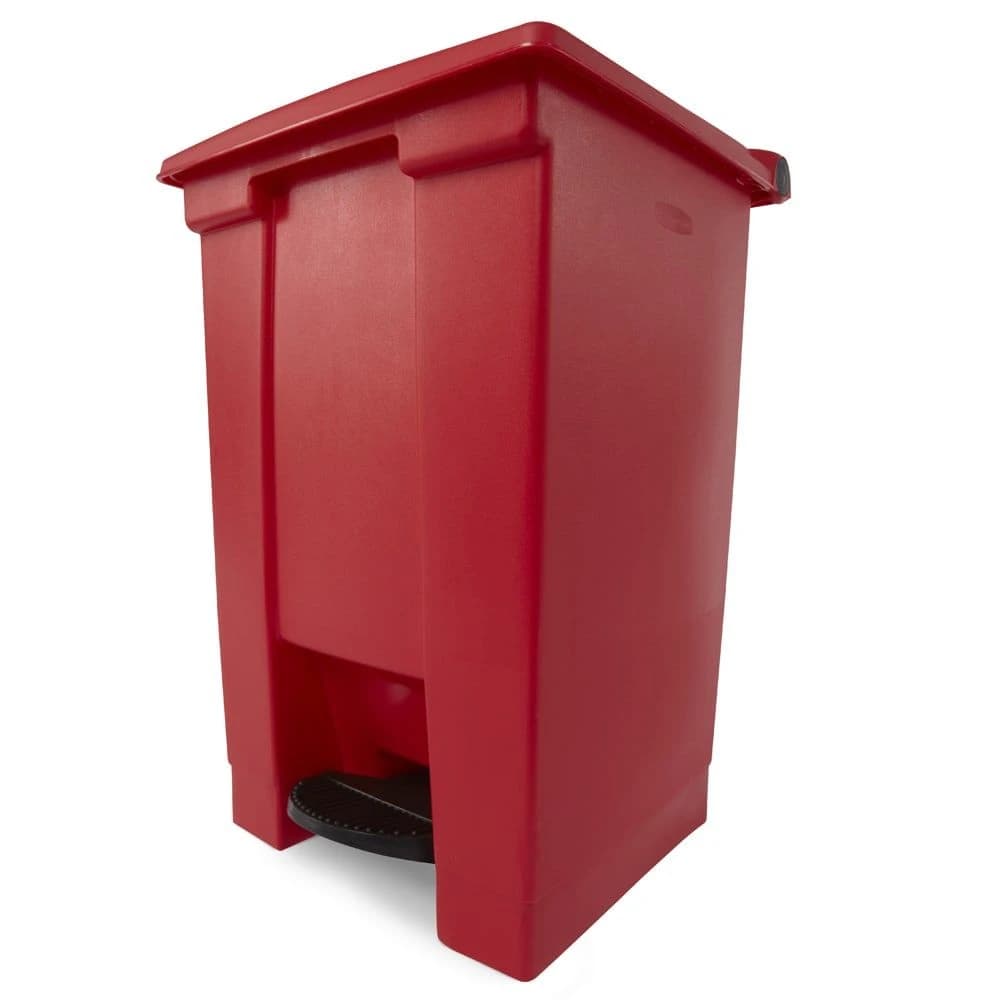 Rubbermaid Step On Bin Container 12 Gallon - Red product image