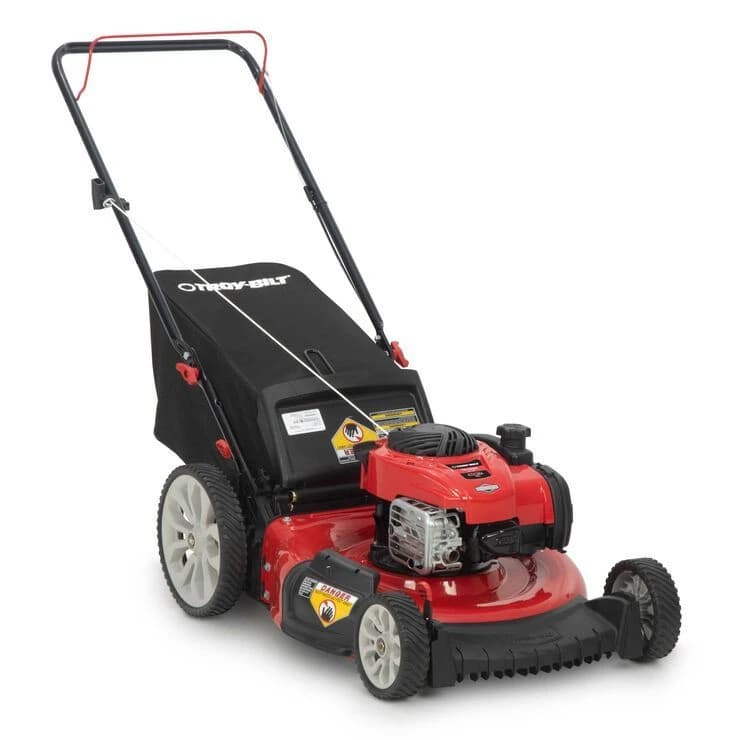 Troy-Bilt 21" TB125B Push Lawn Mower w/11" high rear wheels & 140cc B&S engine product image