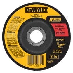 Dewalt 5" x 1/4" x 7/8" General Purpose Metal Grinding Wheel product image