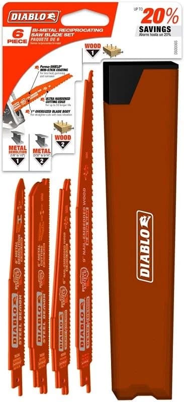 Freud Diablo Sawzall Blade 6pc Steel & Demolition Set product image
