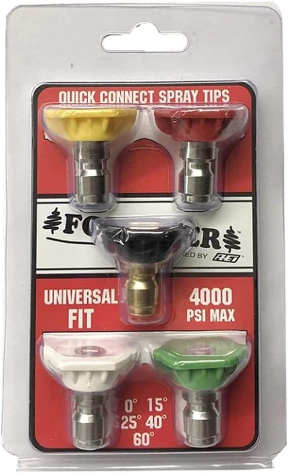 Forester Pressure Washer Nozzle Set 5pc 4000PSI product image