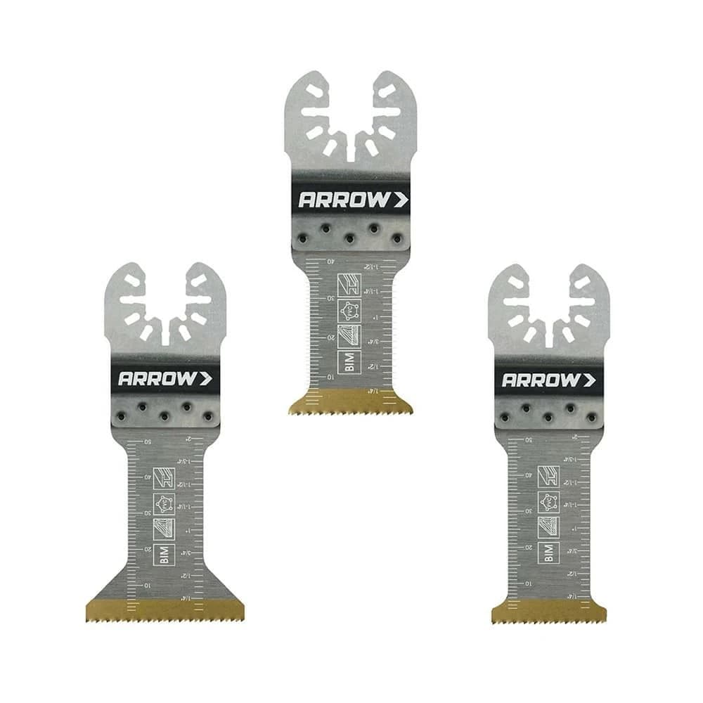 Arrow Titanium Metal/Wood Oscillating Tool Saw Blade Variety Pack 3-Pk product image