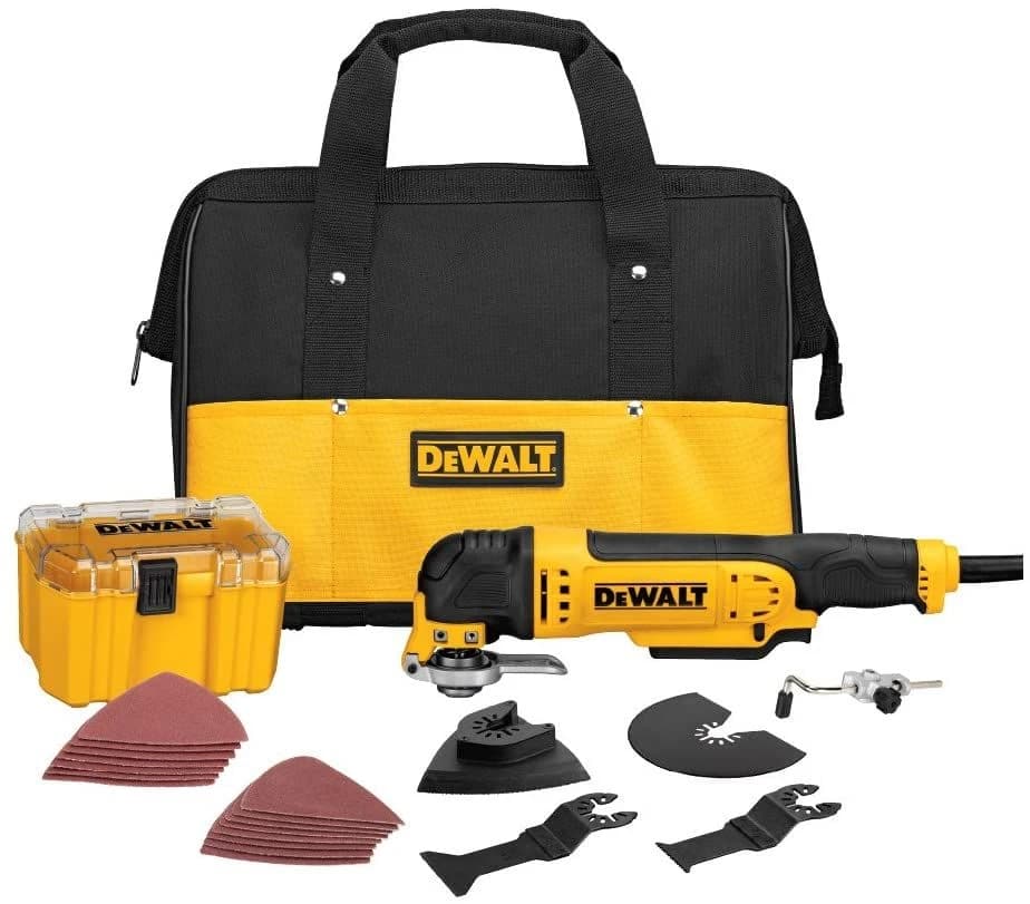 DEWALT Oscillating Tool Kit, Corded, 3-Amp, 29 Pcs product image