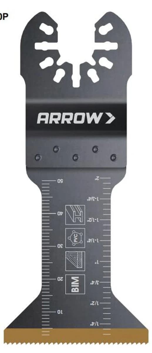 Arrow Titanium Coated Plunge Cut Oscillating Tool Saw Blade 1 1/4" product image