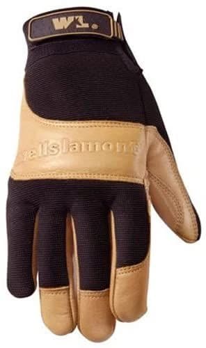 Wells Lamont Grips Gold Grain Cowhide Gloves with Padded Palm Patch, XL product image