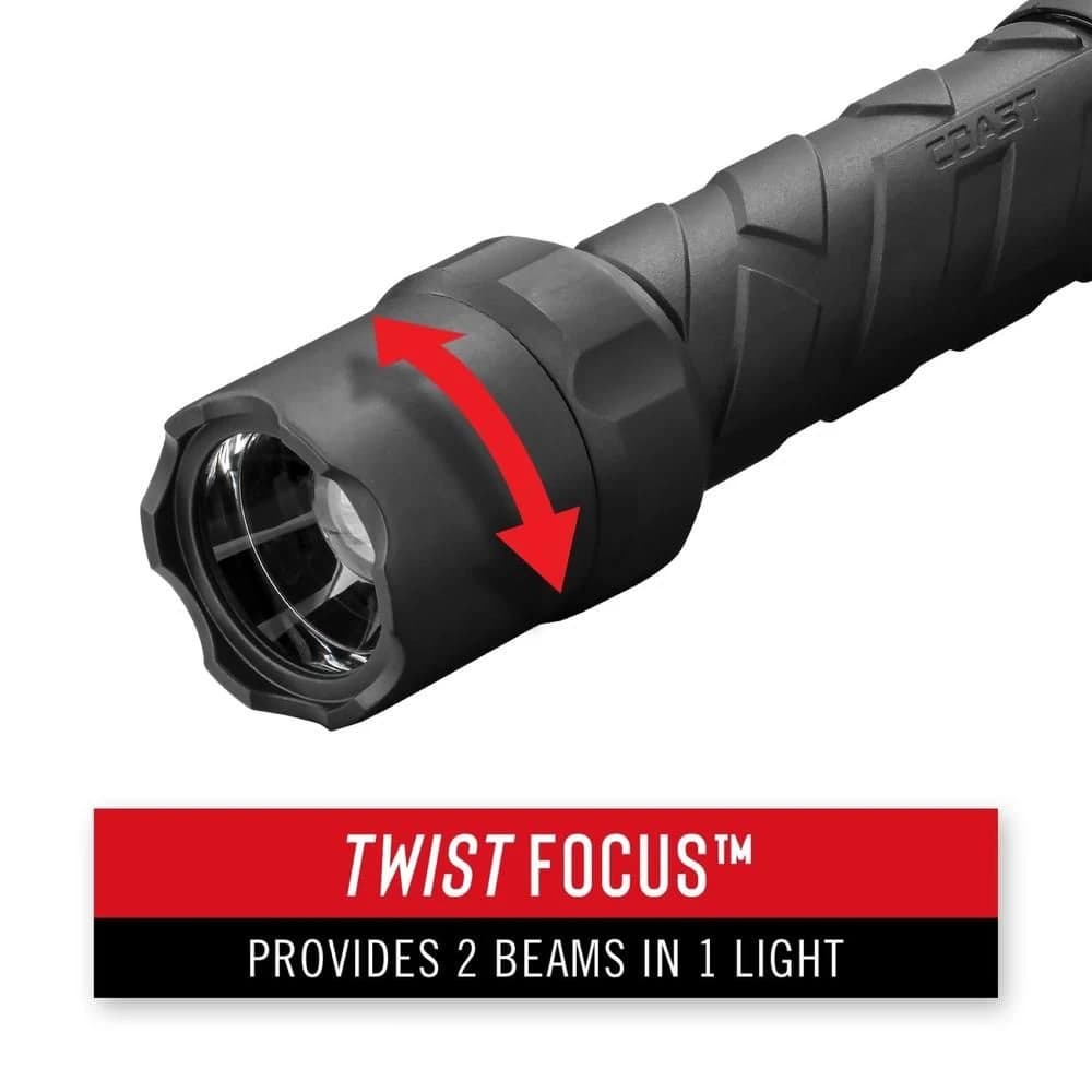 Coast Polysteel 650R 740 Lumen Rechargeable Flashlight product image
