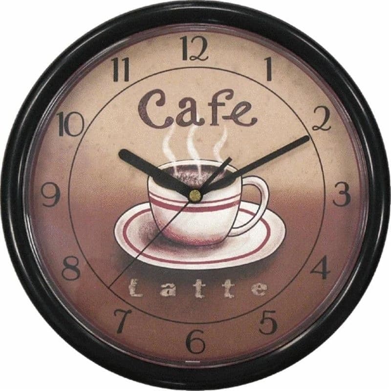 Geneva Wall Clock Café Latte product image