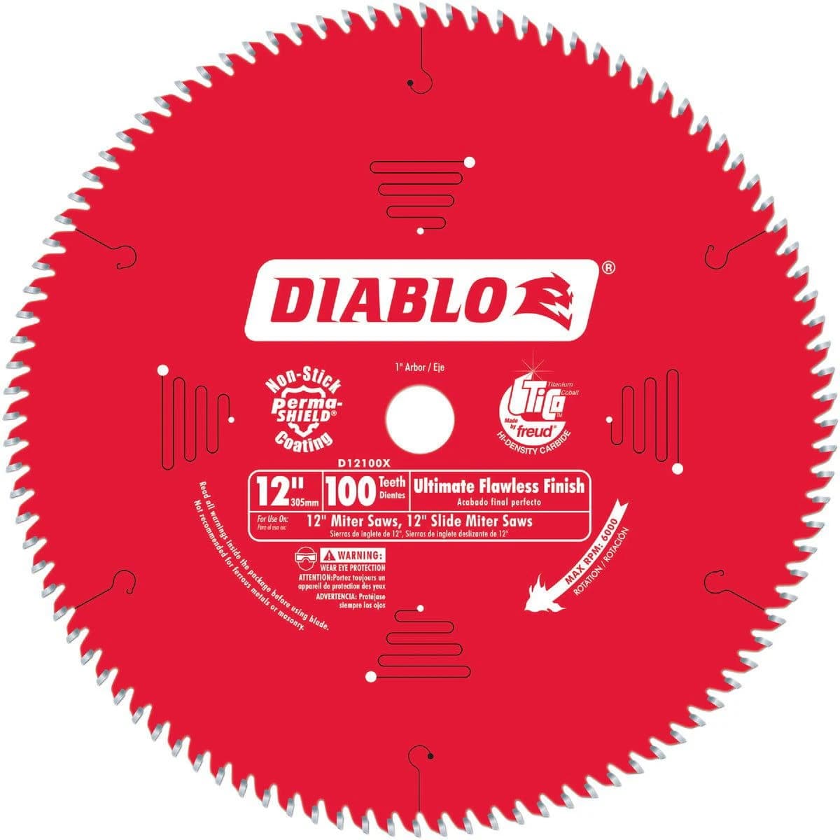 Diablo 12" 100-Teeth Flawless Finish Circular Saw Blade product image
