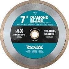Makita 7" Diamond Blade Continuous Rim General Purpose product image