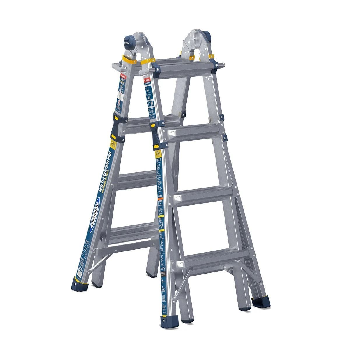 Werner 18' Reach Height Multi-Position Ladder 375lb Load Capacity 17' Type 1AA product image