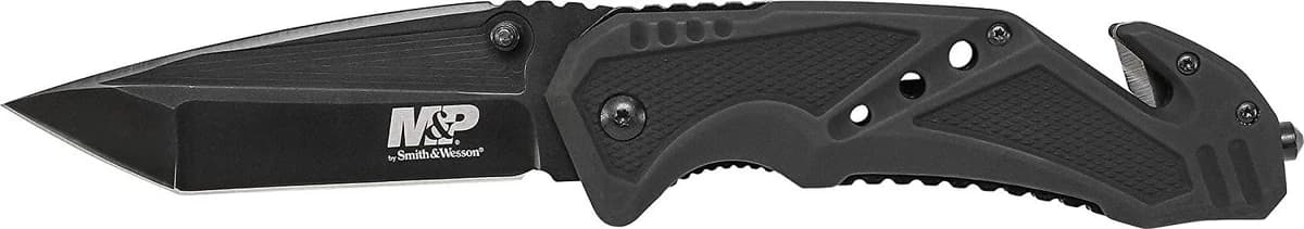 Smith & Wesson M&P 8.9" High Carbon S.S. Folding Knife w/3.8" Tanto Point Blade product image