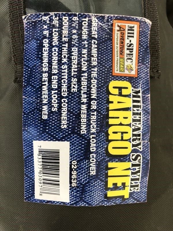 Military Style Cargo Net product image