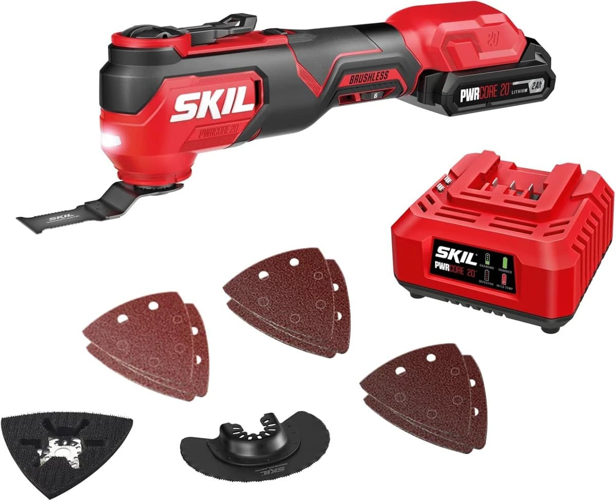 Skil Brushless Oscillating Multi-Tool Kit w/2.0Ah Battery & Charger product image