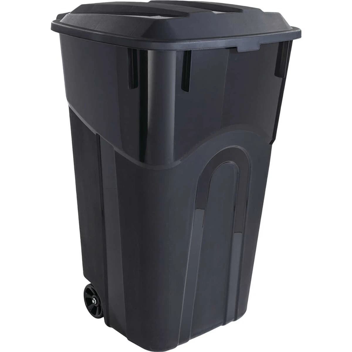 United Solutions Rough and Rugged 32 Gal. Wheeled Trash Can with Attached Lid product image