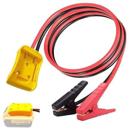 Jumper Cables w/Adapter for Dewalt 20V Battery 2' 8AWG (DWYJ-YK) product image