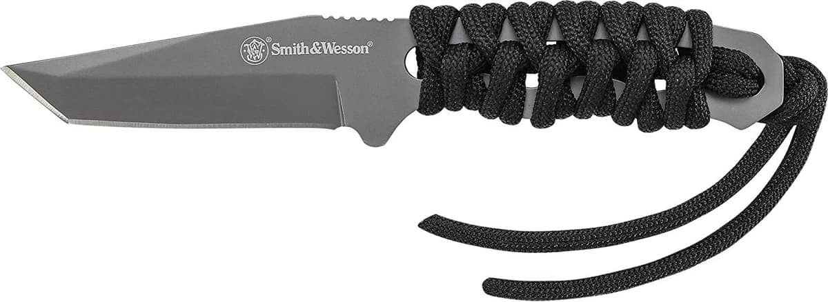 Smith & Wesson 5.9" High Carbon S.S. Full Tang Neck Knife (SW910TAM) product image