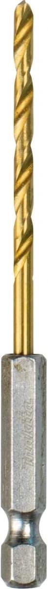 Makita 1/8" Titanium Coated Drill Bit, 1/4" Hex Shank product image