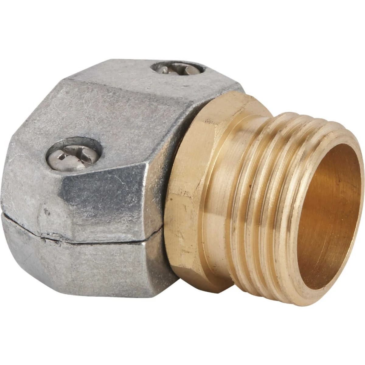 Best Garden 5/8 In. - 3/4 In. Male Metal Hose End Mender Hose Coupling product image