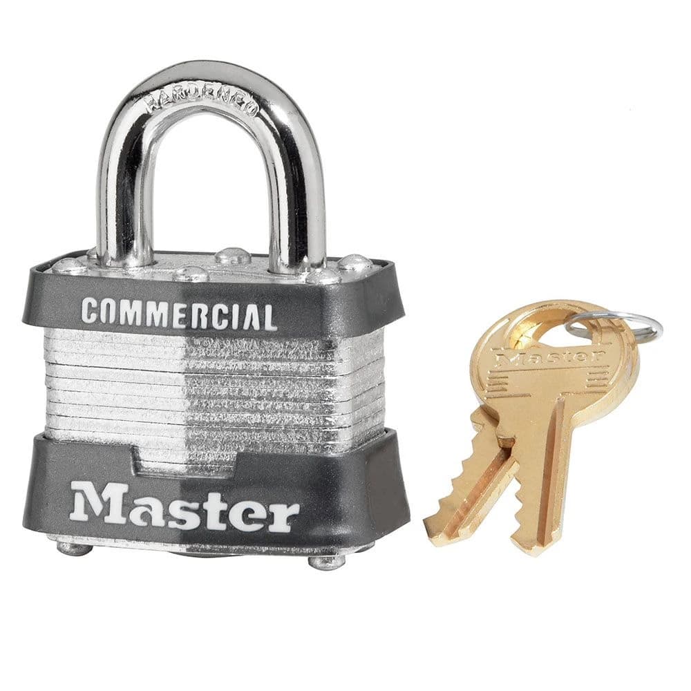 Master 40mm/ 1 9/16" Laminated Padlock (6pc set) product image