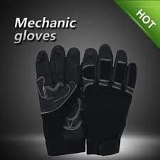 Mechanical gloves, micro fibre palm, flexible fabric back (M204/L) product image