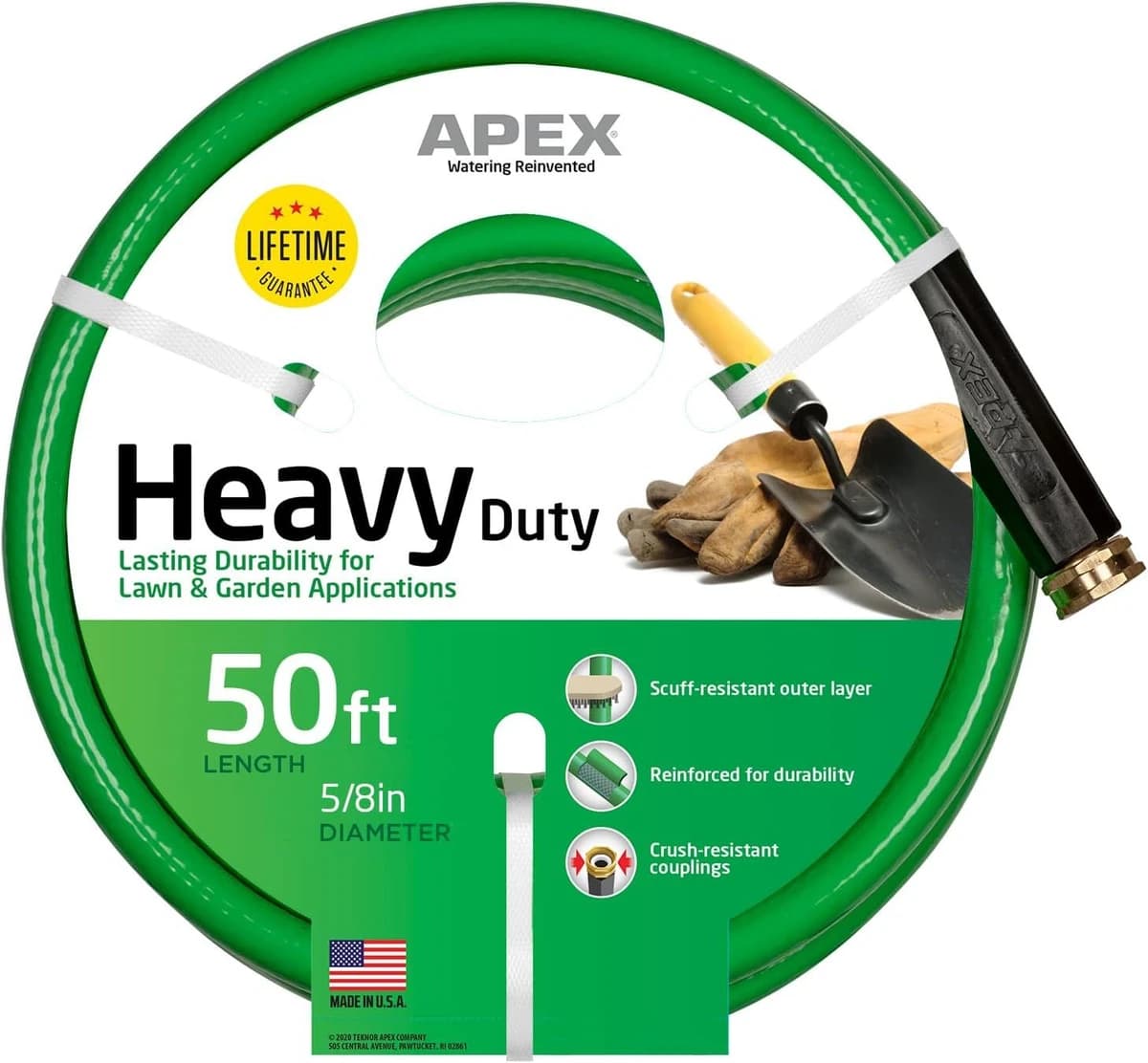 Apex Heavy Duty Ultra Flexible Garden Hose 5/8" x 50' product image