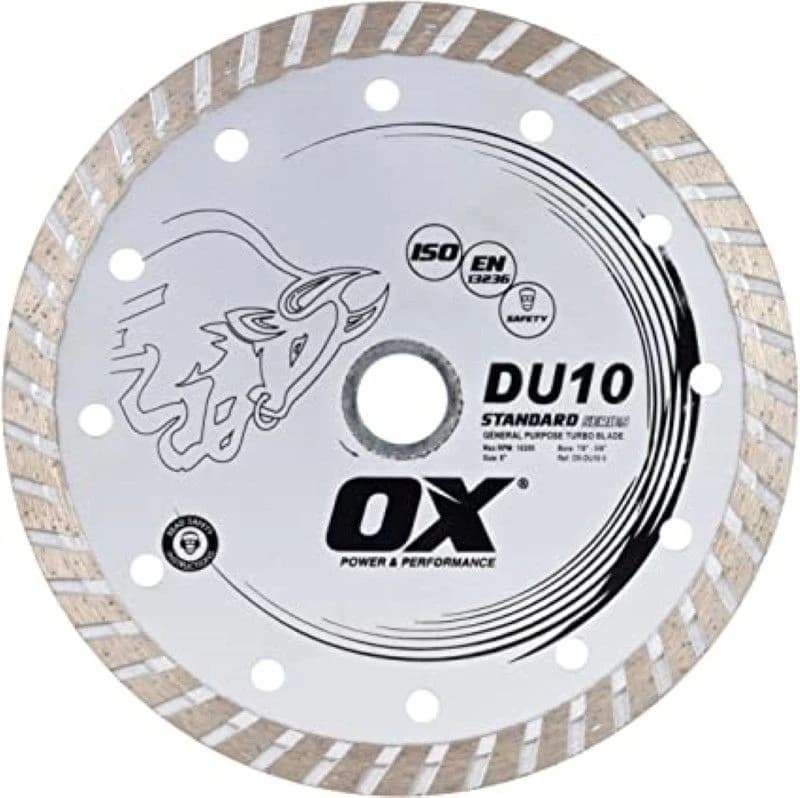 Ox Std General Purpose Diamond Blade 4" Turbo product image