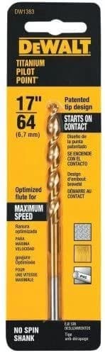 Dewalt Titanium Pilot Point Bit 17/64" product image