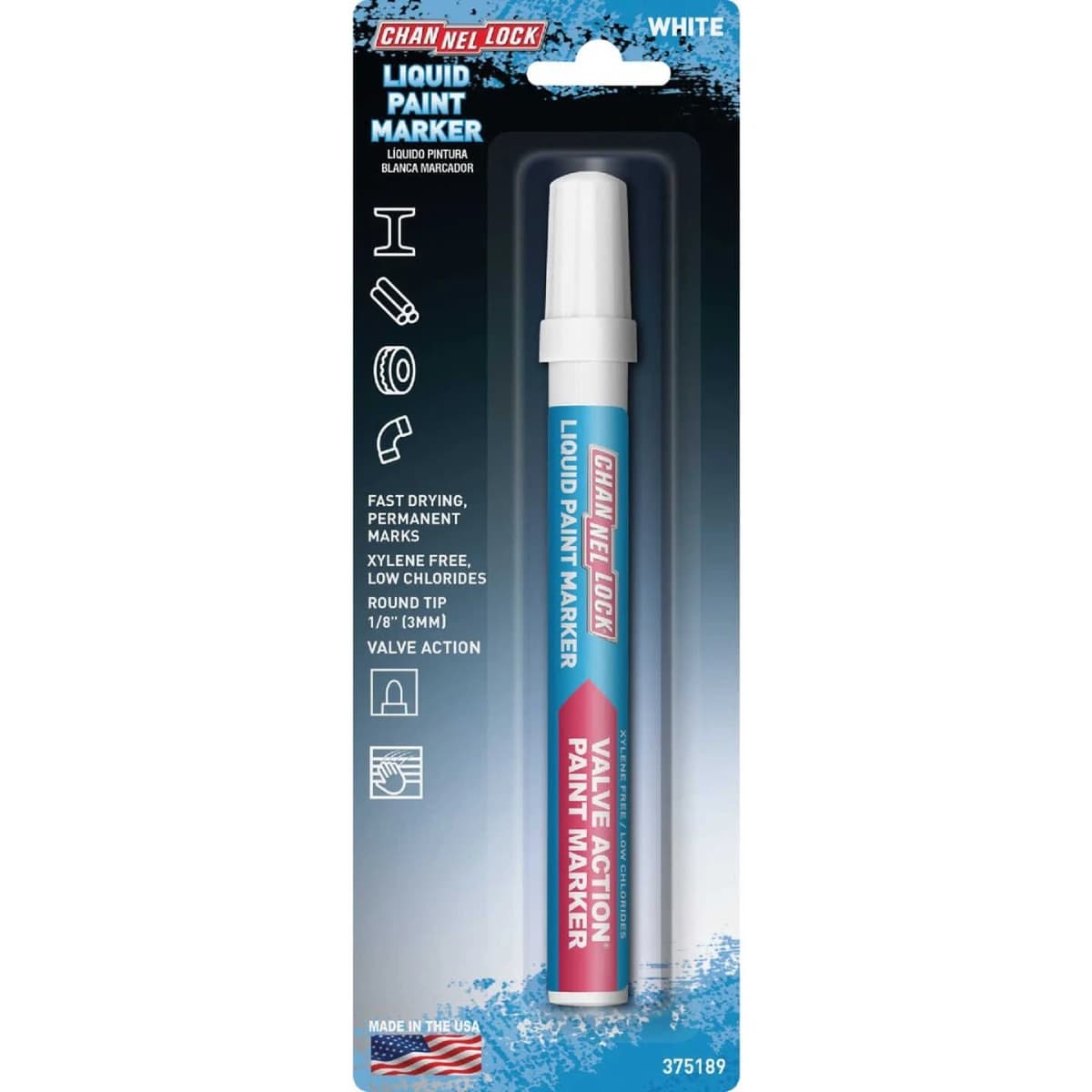 Channellock White Liquid Paint Marker product image