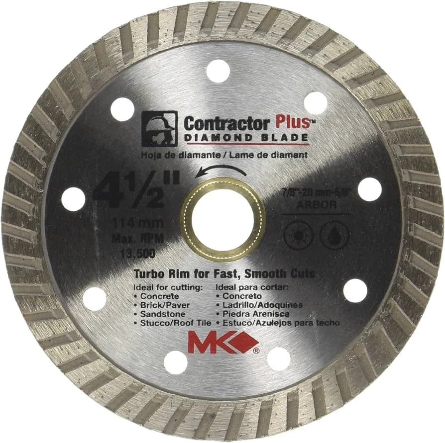 MK Diamond Blade 4 1/2" Turbo Rim Premium Grade product image
