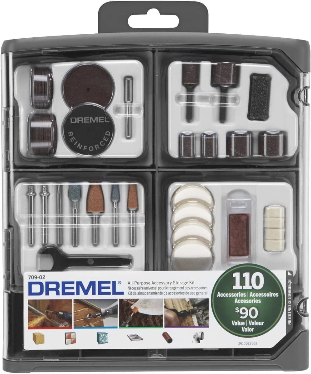 Dremel 110pc All-Purpose Rotary Tool Accessory Kit product image