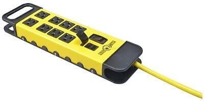 Woods Powerstrip YJ8 Outlet Metal 2.4 USB 6' product image