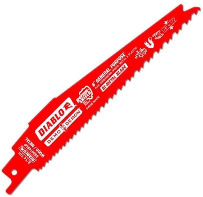Freud Diablo Sawzall Blade Demoltion Demon 6 Inch 8-14T product image