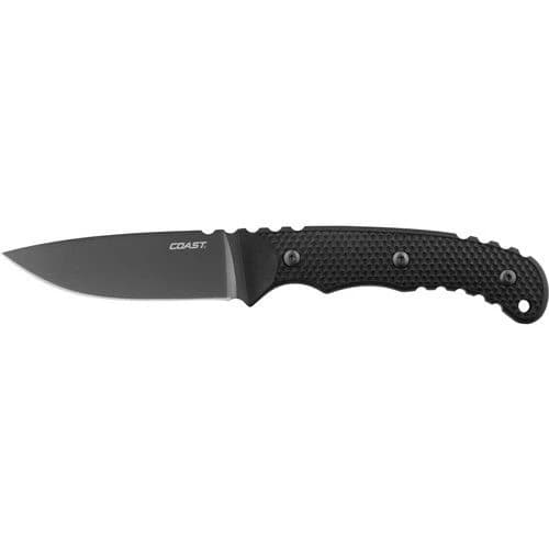 Coast F402 Fixed Blade Titanium-Coated Knife with Belt Sheath product image