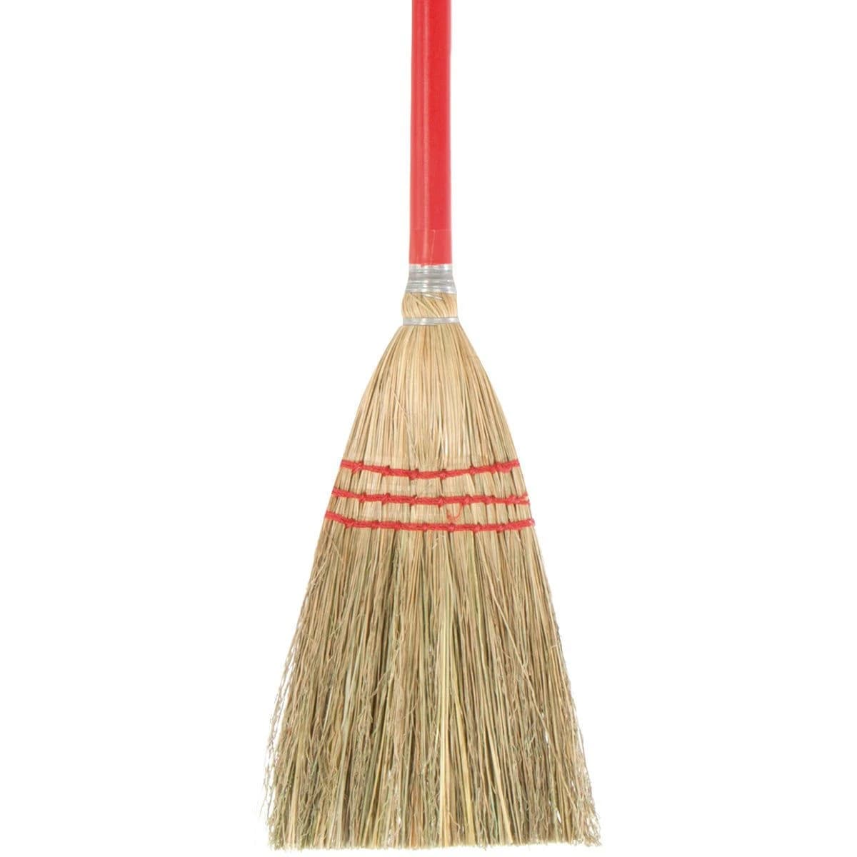 Reynera 12" W x 39" L Painted Wood Handle Lobby Corn Broom product image