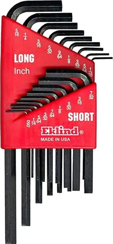 Eklind - 18pc Combination Hex Key Set (.050 - 5/16" long & short) product image