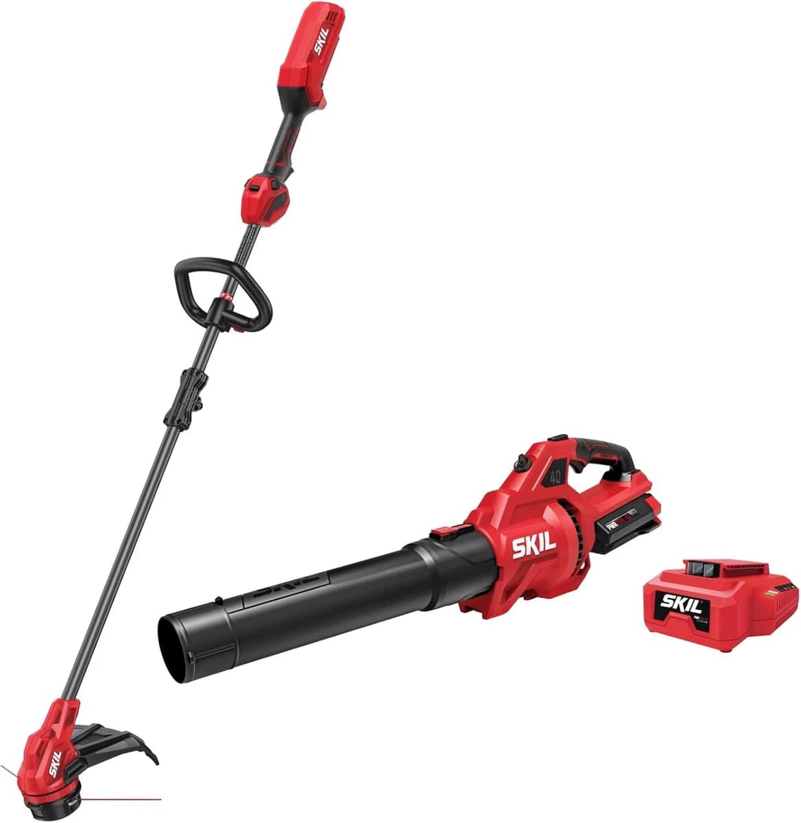 SKIL Brushless 40V 14" String Trimmer and 460CFM Blower Combo Kit (CB1400C-11) product image