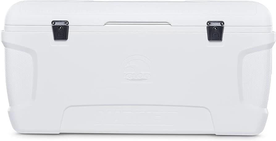 Igloo Marine Contour 150 Qt. White Cooler with Comfort Grip Side Handles product image