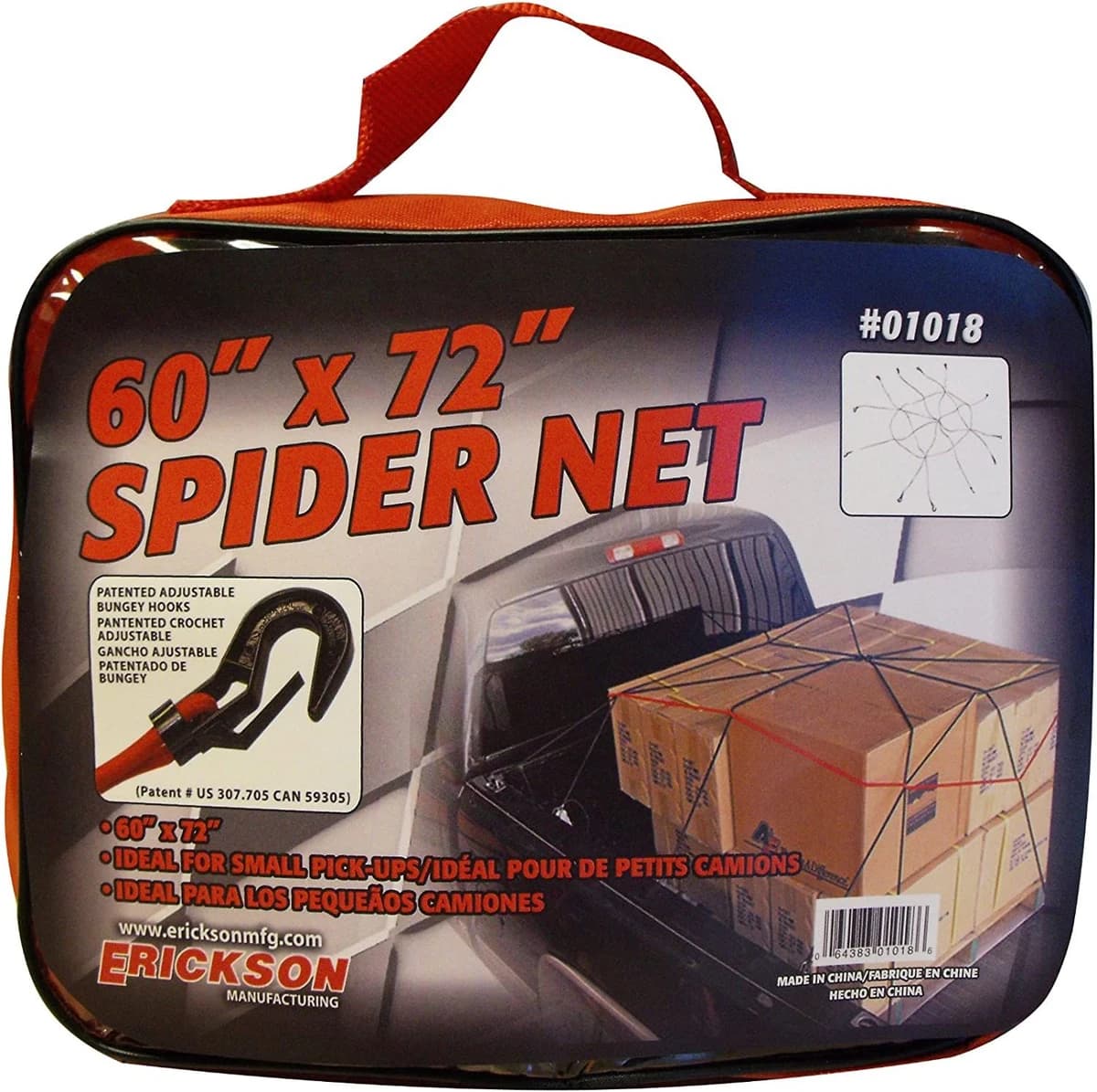 Erickson Multi 60" x 72" Spidee Cargo Net with Carry Bag product image