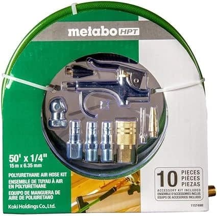 Metabo HPT 10pc Air Compressor Accessory Kit incl. 50' x 1/4" product image