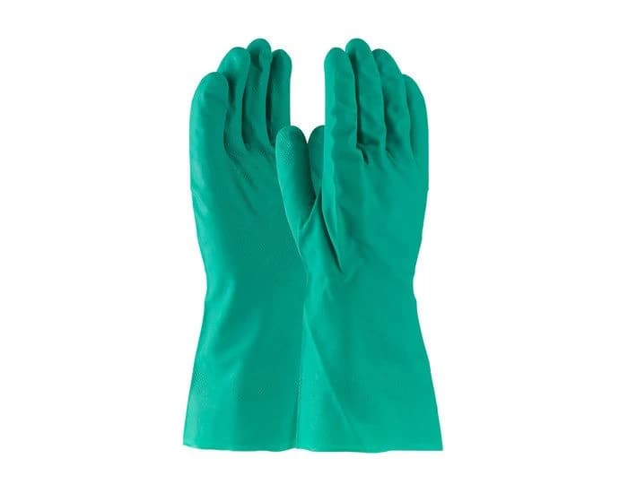 PIP Assurance Green Nitrile Large Chemical-Resistant Gloves - 13" 11 mil thick product image