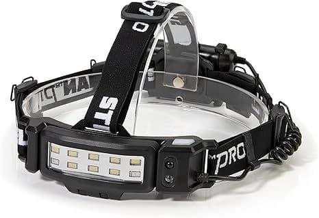 Steelman Pro Slim Profile Motion Activated LED Headlamp w/Red LED Night Vision product image