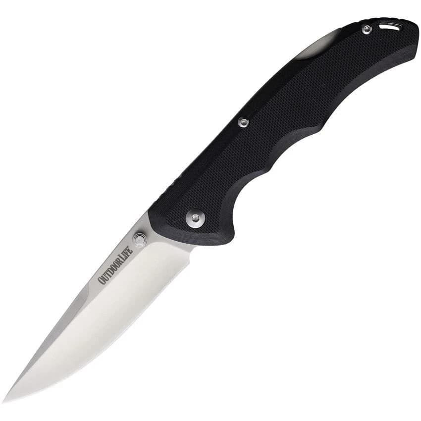Outdoor Life Sherpa Satin Lockback Knife Black G10 Handles product image