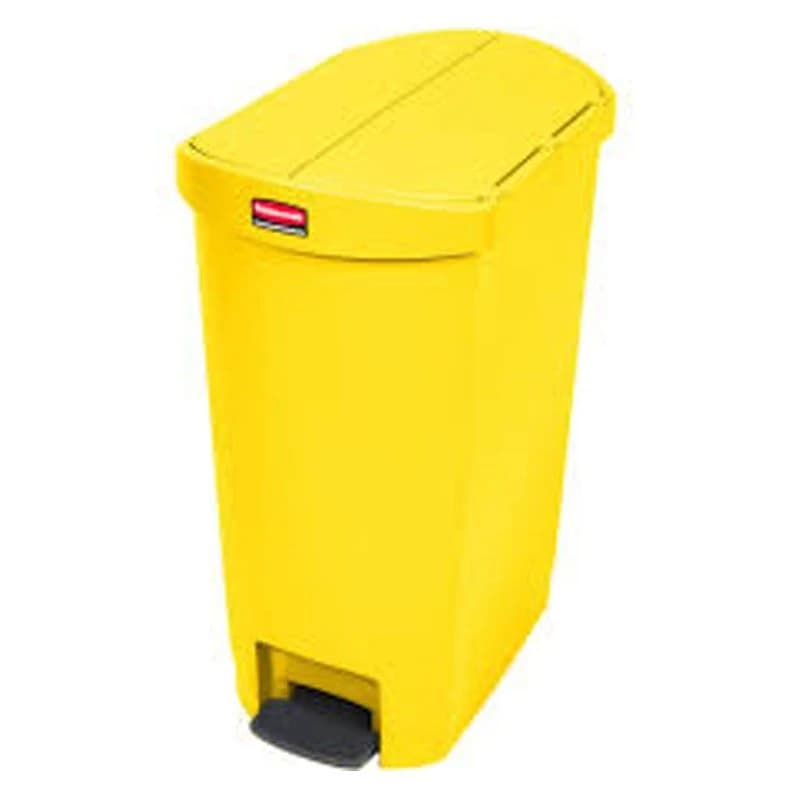 Slim Jim Resin S/Step Bin 50L/13Gal Yellow - RUBBERMAID product image