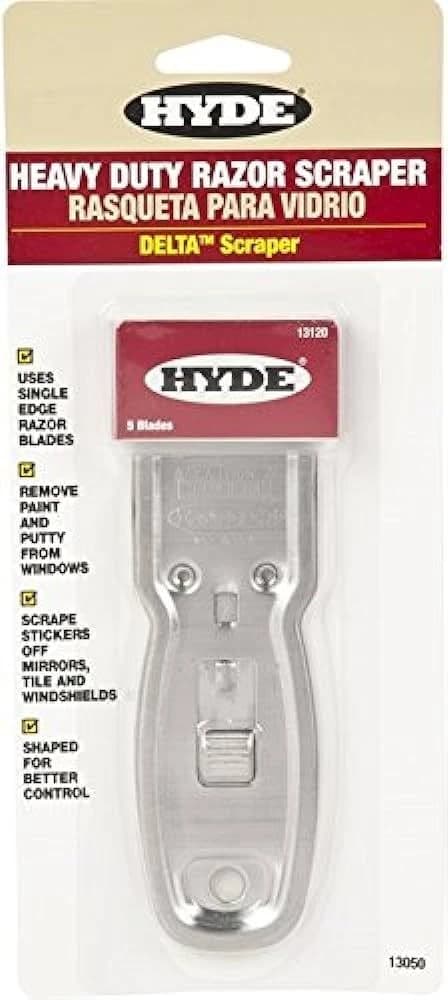 Hyde Delta Heavy Duty Retractable Razor Scraper with 5 Blades product image