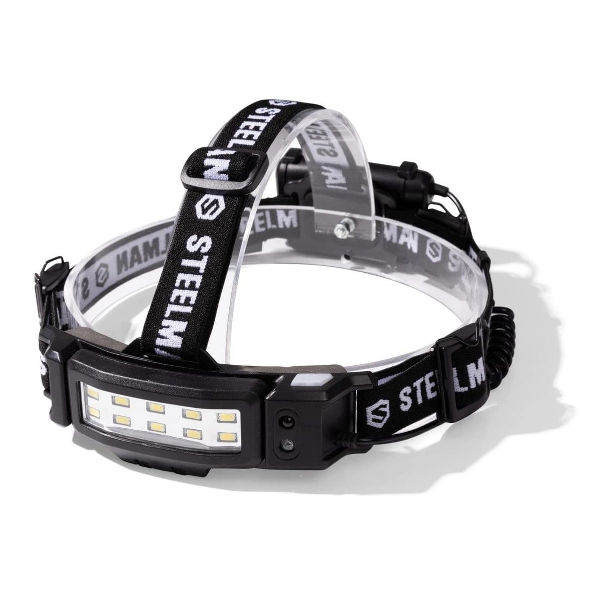 Steelman Pro Slim Profile LED Headlamp with Rear Flasher and 3 AA Batteries product image