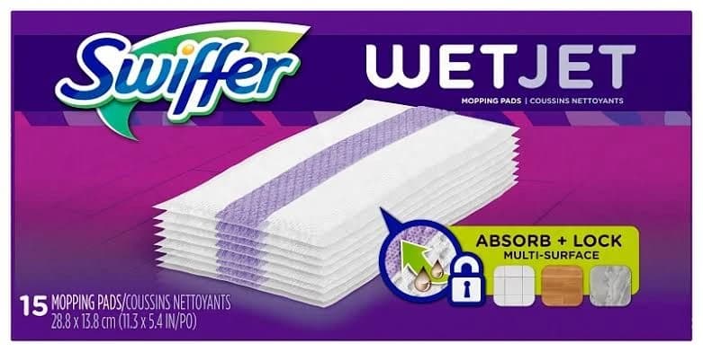 Swiffer 15-count refill pack of Swiffer WetJet Mopping Pads product image