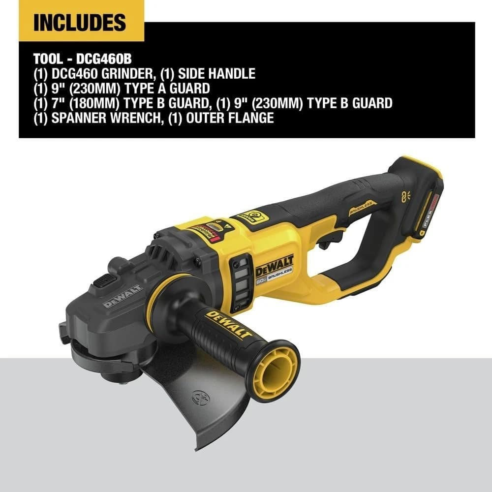 Dewalt 60V MAX Brushless Lithium-Ion 7 in - 9 in Cordless Large Angle Grinder (Tool Only) product image