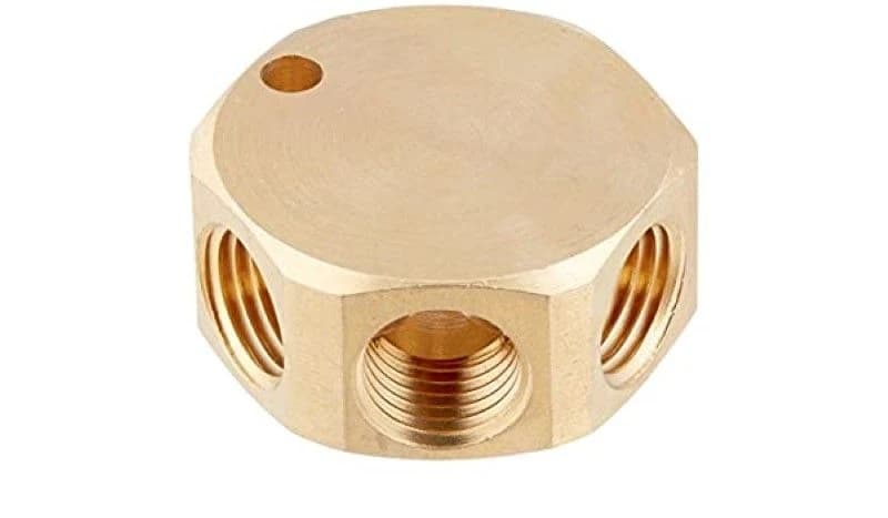 Powermate Air Manifold 3 way Hex 1/4 Inch Female Brass - Porter Cable product image