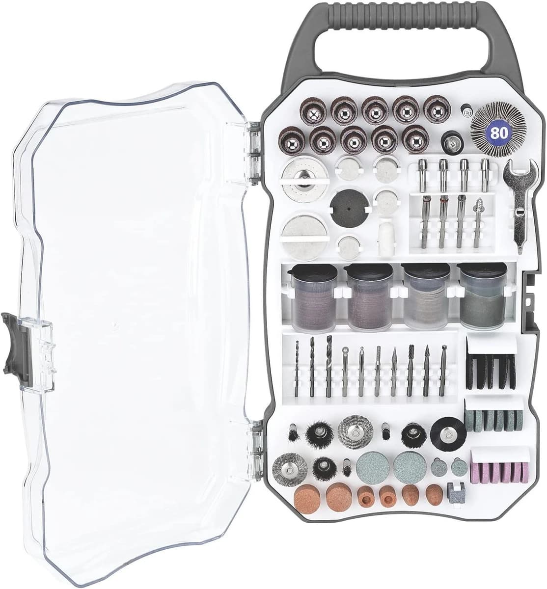 Genesis 208pc Universal Rotary Tool Accessory Set with Durable Carry Case product image