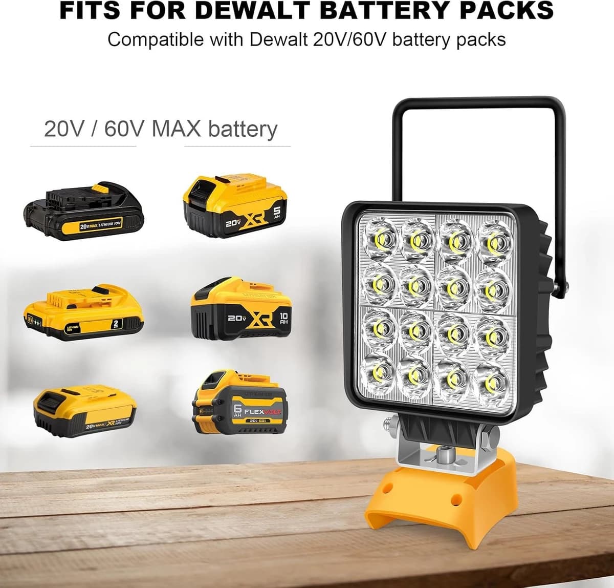 Portable Work Light for DeWalt 20V MAX LED Flashlight (WL001BK) product image